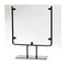 12 Inch Square Black Wrought Iron Metal Art Craft Display Stand, Fused Glass Art Base, Plate Stand/Plate Holder, Square Art Panel Stand